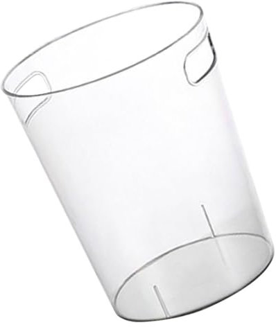 Didiseaon Cubos Basura Transparentes Con Asa Almacenamiento Multifuncional Diseño Minimalista Para Cocina y Hogar Contenedor Grande Para Desechos Domésticos