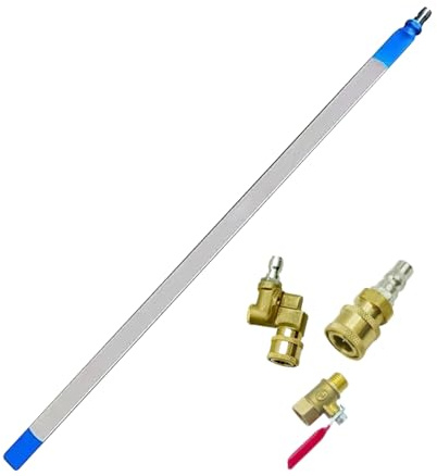 Kustimantu Barra di pulizia del radiatore,Accessori per idropulitrice per auto - Accessori portatili efficienti per auto e camper
