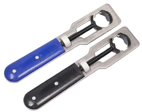 Lot de 2 clés de démontage de dos de montre en métal 14,5 x 3 cm | Clé d'ouverture de boîtier de montre réglable en métal pour réparation et entretien de montres