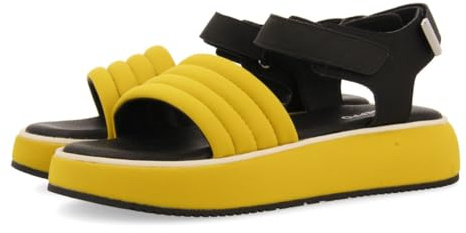 GIOSEPPO Sandalias Deportivas Color Mostaza con Plataforma para Mujer Cheval