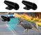 deemars 2PCS Rehpfeifen für das Auto, Unsichtbare Mini-Hirschpfeife für das Auto, Wasserdichte Auto-Warnpfeifen mit Klebebändern, Universal Autozubehör für die meisten Auto (Schwarz, 2PCS)