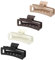 HoAhaMay 4 pcs 13cm pinces à cheveux extra larges, pinces à cheveux en plastique antidérapantes, pinces à cheveux larges et mates, pour les filles et les femmes aux cheveux épais et longs bouclés