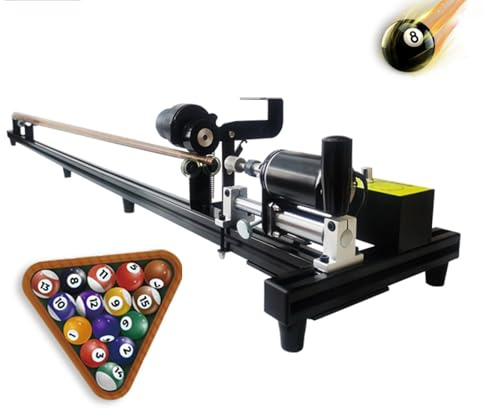 Pool cue lathe,Cue tip shaper,Pool cue repair kit,pool cue lathe machine,Cue Tip Repair Machine - Billiard Cue Shaper Tool,7 in 1 Billiard Cue Stick Repairer, Cue Shaft Cleaning & Maintenance