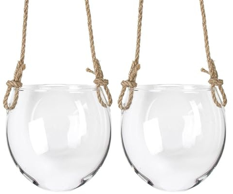 Maceta colgante de pared, jarrón de cristal transparente, soporte de estación de propagación para plantas
