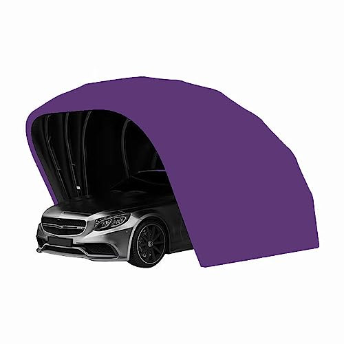 Cochera de acero inoxidable, refugio duradero para vehículos al aire libre con protección contra la intemperie y diseño moderno para coches, camiones y motocicletas