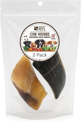 Cow Hooves Premium Natural Dog Treat - 2 Pack
