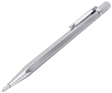 SOPOTUTU 3 pezzi Penna Incisione con Punta in Tungsteno Scriber per Metallo Vetro Ceramica con Impugnatura Acciaio Inossidabile e Clip Tascabile