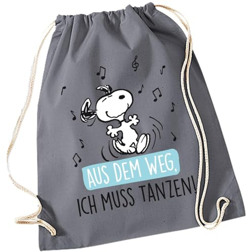 Snoopy Collection – tygryggsäck från väg. Jag måste dansa!, 34,5 x 45 cm