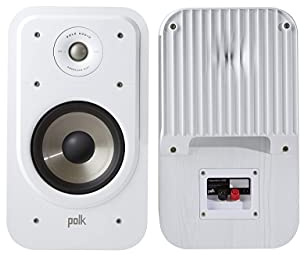 Polk Audio Signature S20E Regallautsprecher, Stereo-Lautsprecher, HiFi Lautsprecher für Musik und Heimkino Sound, passiver Full Range Lautsprecher, 20 - 125 Watt, 8 Ohm, High Res, 44Hz - 40kHz (Paar)