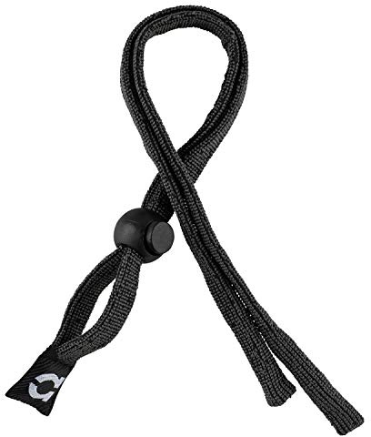 Haftpunkt Soporte para Gafas - Correa para Gafas de Sol - Correa Suave, Duradera y Ajustable - Sujeta Cadena para Gafas Deportivas - Niños Mujeres y Hombres (Negro)