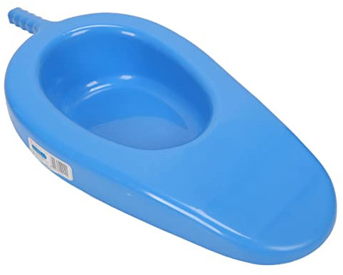 Vassoio Grande in Plastica con Manico per Pazienti Donne Anziani WC Portatili Coperchi Orinatoi Padella per Orinatoio Padella per la Casa Vassoio da Letto Portatile Vasini Padella per Anziani Sicurezz