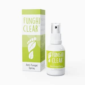 FunghiClear Anti Nagelpilz und Anti Fußpilz Spray ohne lästiges Einpinseln oder Pfeilen