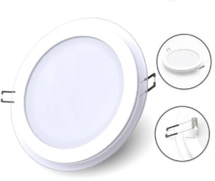 OISE ART STORE Trade Shop - Pannello LED Slim Incasso Bordo in Vetro 18w Cct 3 Colorazione di Luce P165e-t3c