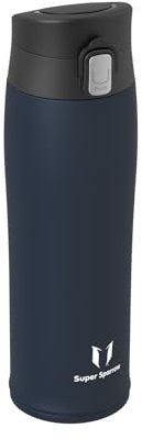 Super Sparrow Botella Agua Acero Inoxidable - Botella Termica - 500ml - Termo Sin BPA, Botellas Niños - Incluye 2 Tapas con Pajita y Tapa Deportiva