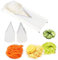 V Slicer Mandoline, Stainless Steel Food Slicer Julienne Cutter With Cut Proof Gloves, for Potato Onion Cucumber Cabbage