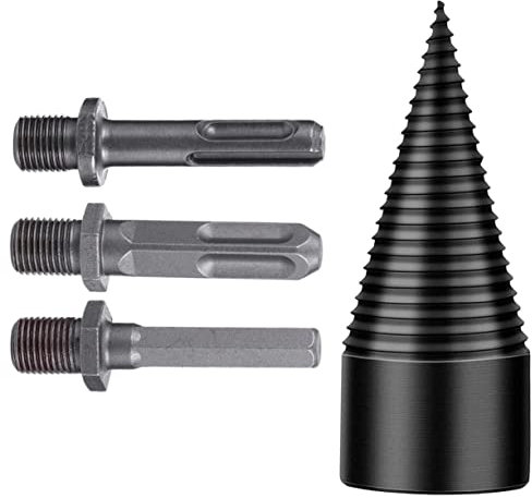 Toddmomy Broca Para Leña De Divisor De Madera Para Troncos Herramienta Para Trabajar La Madera Broca De Acero Para Carpintería