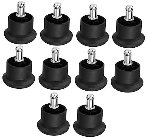DIYEAH Lot de 10 Butées Fixes pour Chaises Patins en Plastique pour Meubles Anti-Rayures Compatibles Chaises en Et Métal Accessoires De Protection De Sol