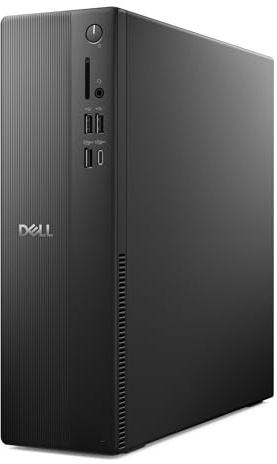 Dell Slim Desktop ECS1250 - Intel Core i3 14100 Processor, 8GB DDR5 RAM, 512GB SSD, WiFi 6, Intel UHD Graphics 730, Windows 11 Home, Onsite Service - Black