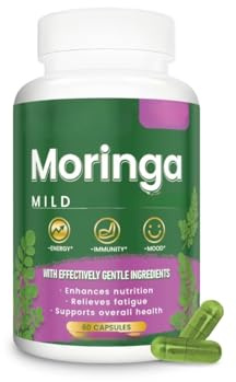 Moringa, 90 unités, feuille pure de Moringa Oleifera, avec vitamines et acides aminés,1PCS