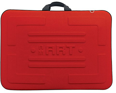 picturehangingdirect.co.uk A2 A3 Artwork Carry Case Art Artist Portfolio Folder Case Artwork Drawings Protection Bag (Red, A2 Print size up to 420X594 MM)