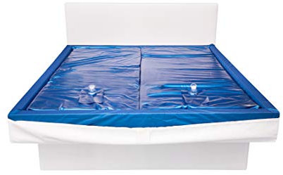 Aqua Sense 2X Wasserkern inkl. Liner/Schutzfolie + 2X cond. - ersatzset für Wasserbett/Wasserbettmatratze Größe - 160 x 200 cm Dual - Softside: Innen keilförmig 20-23 cm - Beruhigung 60%