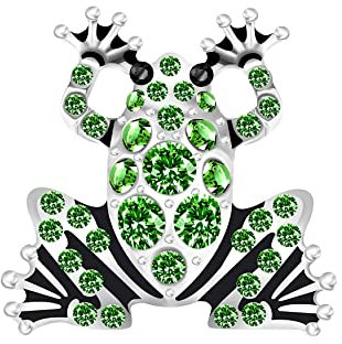 Andante CHUNK Click-Button Druckknopf für Chunk-Armbänder, Chunk-Ringe und andere Chunk-Accessoires - Frosch