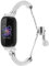 Gimuk Straps Compatible with Fitbit Inspire 2 Strap, Women Stainless Steel Metal Adjustable Replacement Wristband Strap Bracelet for Fitbit Inspire 2/Inspire/Inspire HR/Ace 2 Small Large (Silver)