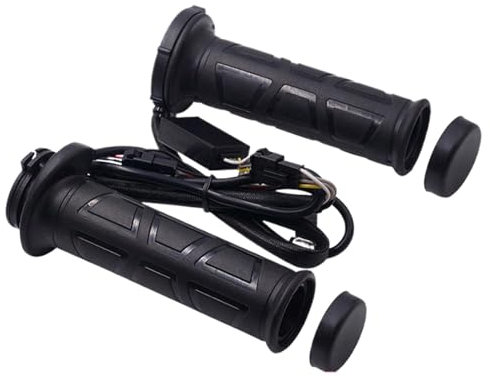 Beheizte Lenkergriffe, wasserdichte Motorradgriffe, 12V beheizter Lenker, Winter-Motorradbedarf, 12V wasserdichte elektrische Motorradgriffe, bequeme beheizte Lenkergriffe für Motorräder