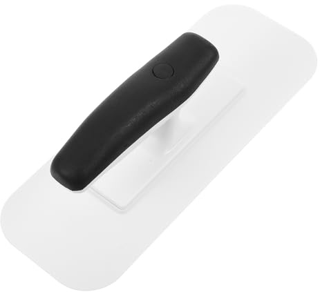 MAGICLULU Llana de Plástico de Punta Redonda Mango Ergonómico para Yeso, Herramienta Multiusos para Suavizar Paredes y Papel Tapiz, Llana de Acabado Liviana para Pintura Texturizada