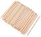 100 Stücke Orange Holz Sticks Nagel Häutchen Stick für Drücker Remover Maniküre Kunst Pediküre, 4,3 Zoll