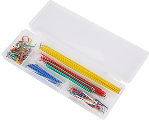 YWBL-WH Jumper Wire Kit 140Pcs Breadboard Jumper Cables U Shape Solderless Black Red Compatible For Electronics Projects For Diy Prototyping