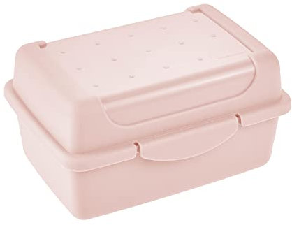 keeeper Frischhaltedose mit Klickverschluss, 11 x 7,5 x 6 cm, 350 ml, Luca Micro, Nordic Pink