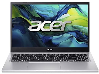 Acer Aspire Go 15 AG15-71P-56QC, Ordenador Portátil 15,6 Full HD LCD (Intel Core i5 1334U, 16 GB RAM, 512 GB SSD, Intel UHD Graphics, Sin Sistema operativo), Color Plata, Teclado QWERTY Español