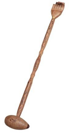 MAGICLULU Martillo De Salud De Madera Masajeador De Madera Doble Punta Martillo De Masaje Para Relajación Después Del Gimnasio Para Aliviar El De Espalda y Músculos