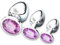 3 Piezas Anal Butt Plug, Plug Anales,Plug Anal Metálico,Juguetes Sexuales Anales,Butt Plug con Diamantes， Pequeño Mediano Grande Plug Anal,Sex Toys para Adultos para Mujeres y Hombres (Morado Claro)