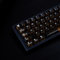 114 Tasten Schwarz Transparent Tastenkappen Set PC UV gedruckt Cherry Profil Tastenkappe Fit für 60% 65% 75% Mechanische Tastatur Cherry Mx Schalter