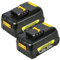 Aaiwtd 5000MAH für Worx Akku 20V 2Stück Ersatzakku Li-Ion Akku Wiederaufladbar für Worx 20V Akku WA3556 WA3551 W3553 WA3572 WX390 WX176 WX178 WU268 WX166.4 WX372.1 WX800 WG259E