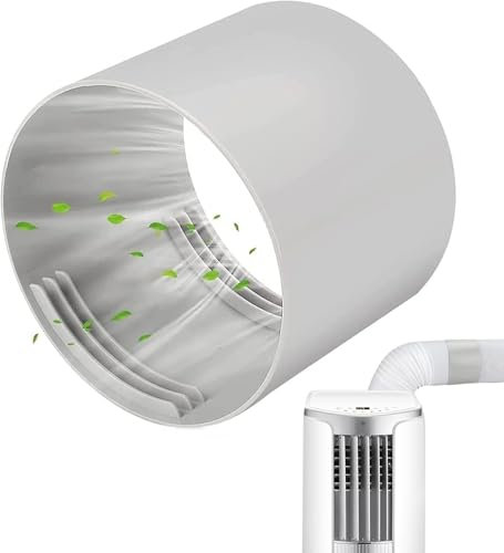 Klimaanlagen Abluftschlauch Adapter,130 mm Klimaanlage Schlauch Adapter,Abluftschlauch Klimagerät,Lüftungsrohrverbinder,Klimaanlagen Schlauchkupplung für Klimaanlage Dunstabzugshaube
