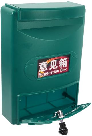 NUOBESTY Postale Per Esterni Montaggio Parete Con Serratura e Chiavi in Resistente Per Ufficio e