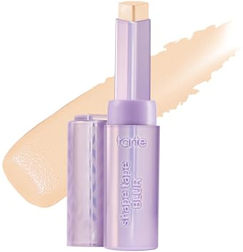 Tarte Shape Tape Blur Concealer Pinne, täckpenna med oskärningseffekt, ljus beige 12 s,
