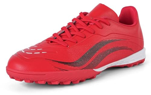 Scarpe da Calcio da Uomo con Tacchetti Scarpe Basse Calzature da Esterno per Bambini Scarpe da Calcio Professionali per Allenamento su Erba Sintetica