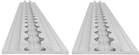 lasiprofi Airlineschiene Flügel unten: 65 x 11 mm, 1.000 mm, 3er Set | Zurrschiene | 100 cm | kompatibel mit Fittingen | Silber eloxiert | für Transporter, Wohnwagen, Sprinter UVM. | Aluminium | 1 m