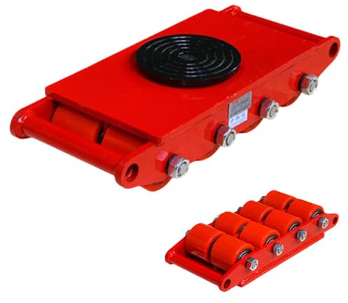 Mover De Maquinaria - Roller De Movimiento De Máquinas, Patín De Transporte De Equipos | Patinería De Maquinaria Mover De Carga | Maquinaria Skate dollyy 8t/12t/15t Motor De Maquinaria Skate Skate Dol