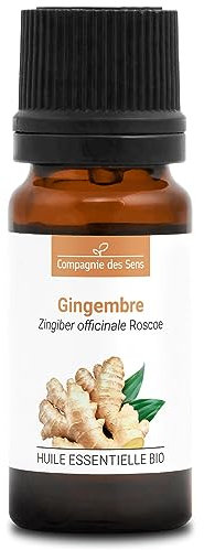 ZENZERO (Zingiber officinale) BIO - 10mL - Olio Essenziale di Qualità Premium - 100% Puro, Naturale, Garantito ChromaCert® - Chemiotipizzato & Integrale