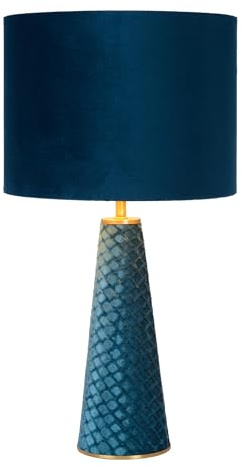 LUCIDE EXTRAVAGANZA VELVET - Tischlampe - Ø 25 cm - 1xE27 - Türkis