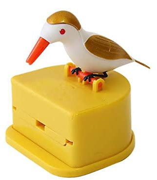 XIAOYIYI Dispensador De Palillos, Toothpick Dispensador Automático De Palillos Palillero Dispensador De Palillos Pájaros Caja De Palillos De Dientes, Lindo Palillo Titular Pájaro