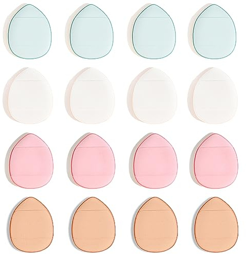 12 Stück Puderquaste Dreieck Kissen Pads Gesicht Make-Up Einstellung Mini Fingerschwamm Pinsel Beauty Blender Für Foundation Concealer Cosmetic Tool