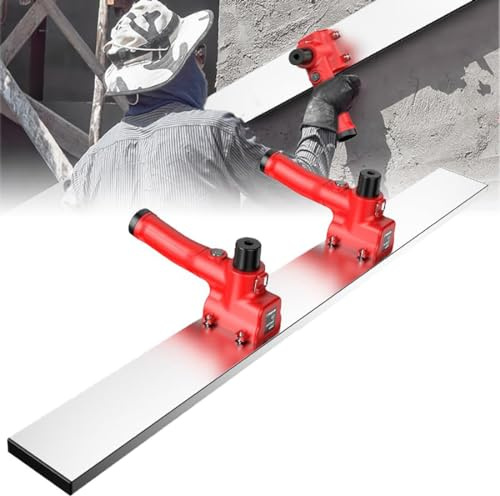 Outil vibrant pour béton, moteur vibrant de finition de ciment de chape 7,4 V, règle de nivellement de surface en béton de 12 000 tr/min, machine vibrante de finition de ciment de chape électrique