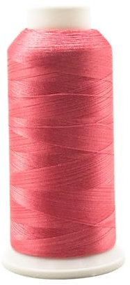 4 000 Yards 120D/2 symaskingarn, symaskinsgarn, extra starkt rivbeständigt garn, överlocksgarn, sytråd, överlockgarn, broderigarn för sömnad, gör-det-själv konsthantverk, kläder, rosa B