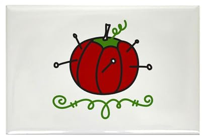 CafePress Pincushion Magnets Rectangle Magnet, 3x2 Refrigerator Magnet
